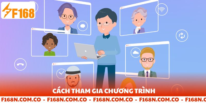 Cách tham gia chương trình giới thiệu người chơi F168.